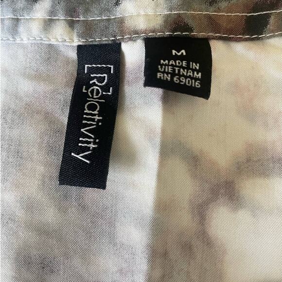 Relativity Dress Women M Muted Abstract Animal Print Whimsigoth‎ Retro Y2K NEW - Picture 2 of 12